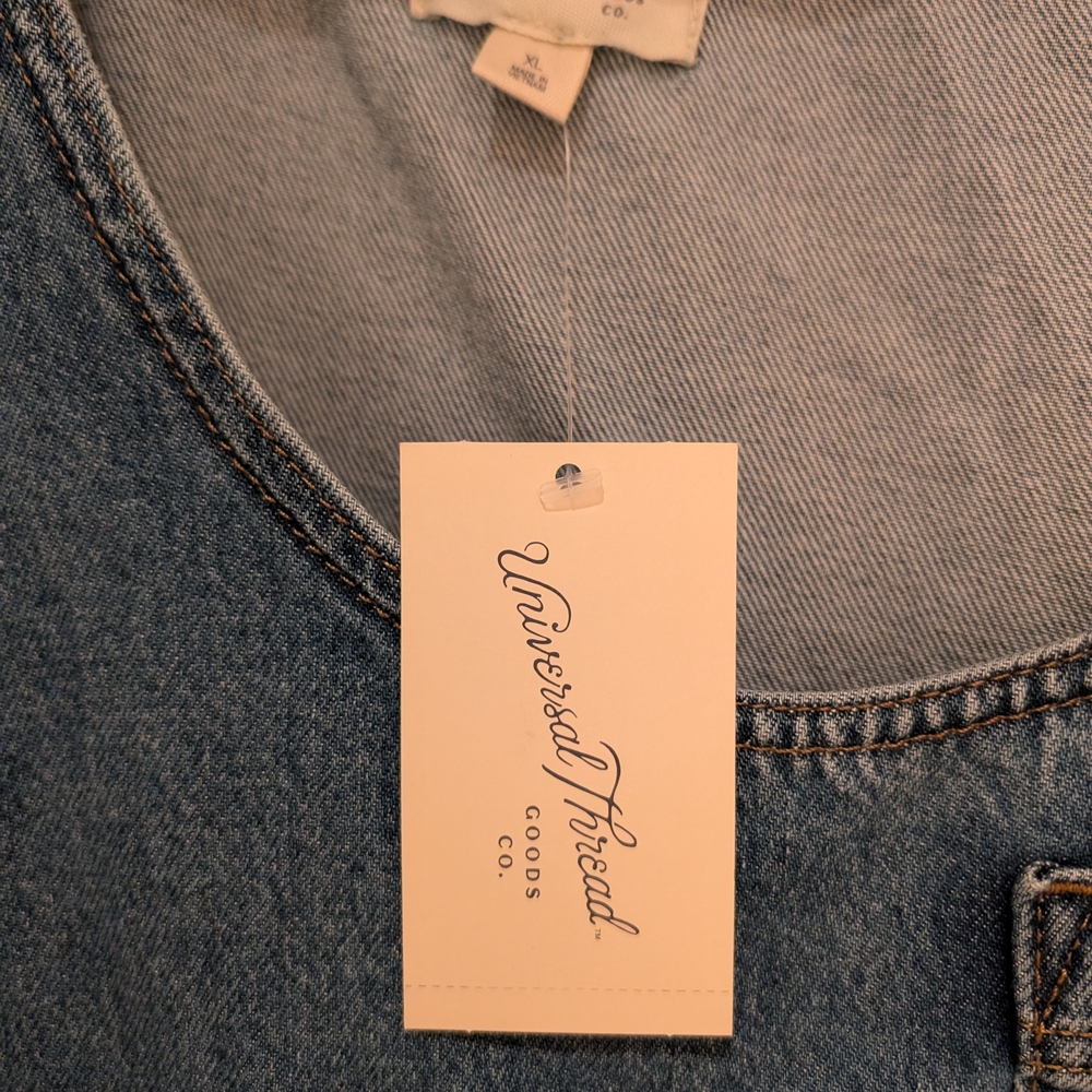 Universal Thread Denim Blue Sleeveless Top - Picture 4 of 7